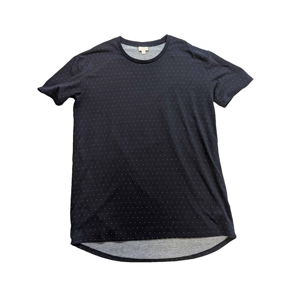 lularoe navy polka dot tee shirt size L